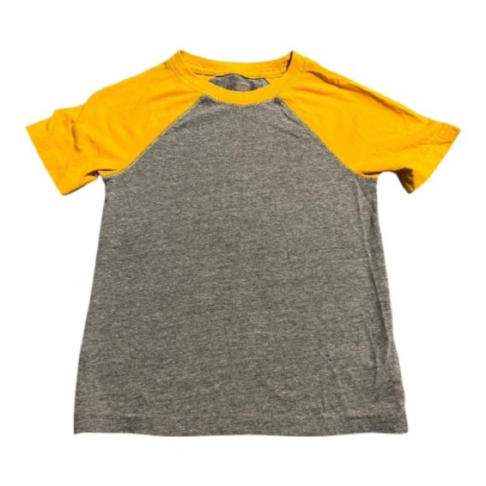 🐡 Cat & Jack Gold and Gray Short Sleeve Tee